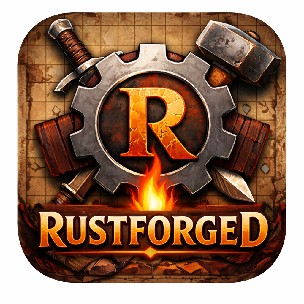 Rustforged logo